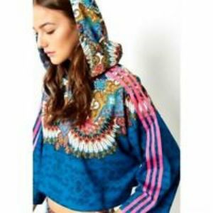 ADIDAS x FARM RIO cropped hoodie